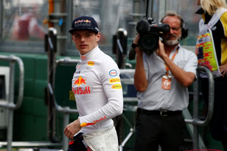 Snelste tijd voor Verstappen op eerste dag, maar ook hij reageert erg telerugesteld