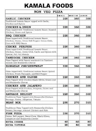 Kamala Foods menu 1