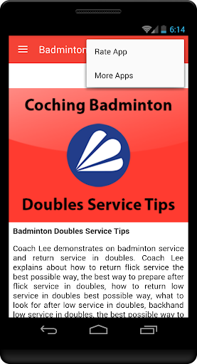 免費下載運動APP|Badminton Doubles Service Tip app開箱文|APP開箱王