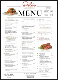 Pete's Deli menu 6