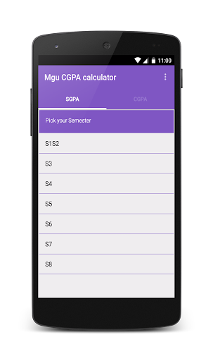 Mgu CGPA calculator