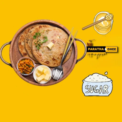 Chini Ka Paratha [Desi Ghee]