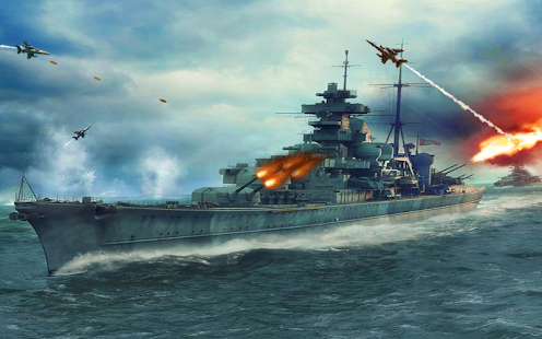 Navy Clash WarShip (Mod Money)