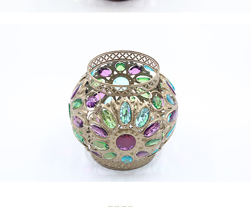 Title 4, Rotating Candle Holder Marquee Props Cup Decora...