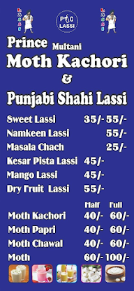 The Multani Hatti menu 1