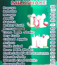 Juice Corner menu 5