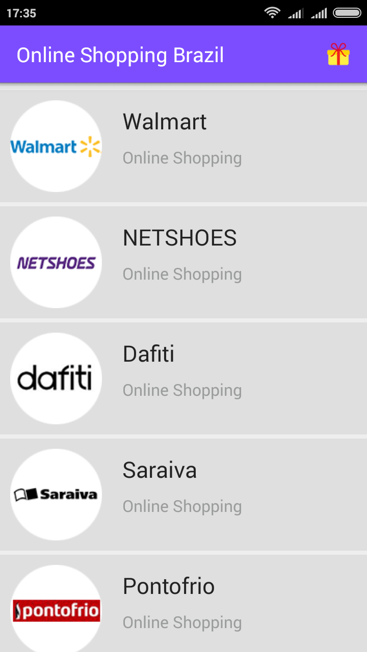 Online Shopping Brazil Screen 2