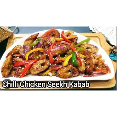 Chilli Chicken Seekh Kabab