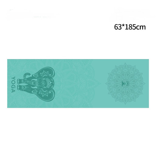 Title 7, Non-slip printed yoga mat provides superior gri...