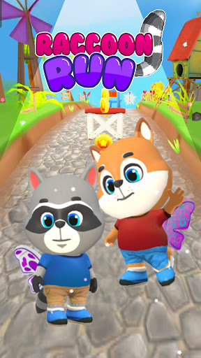 Screenshot Raccoon Fun Run: Running Games