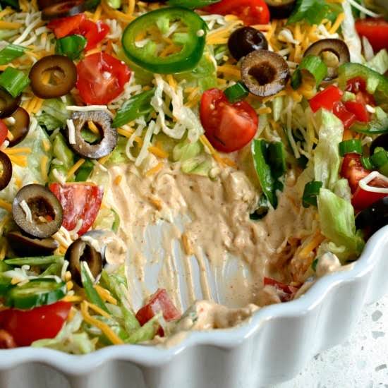 Easy Taco Dip | Just A Pinch Recipes