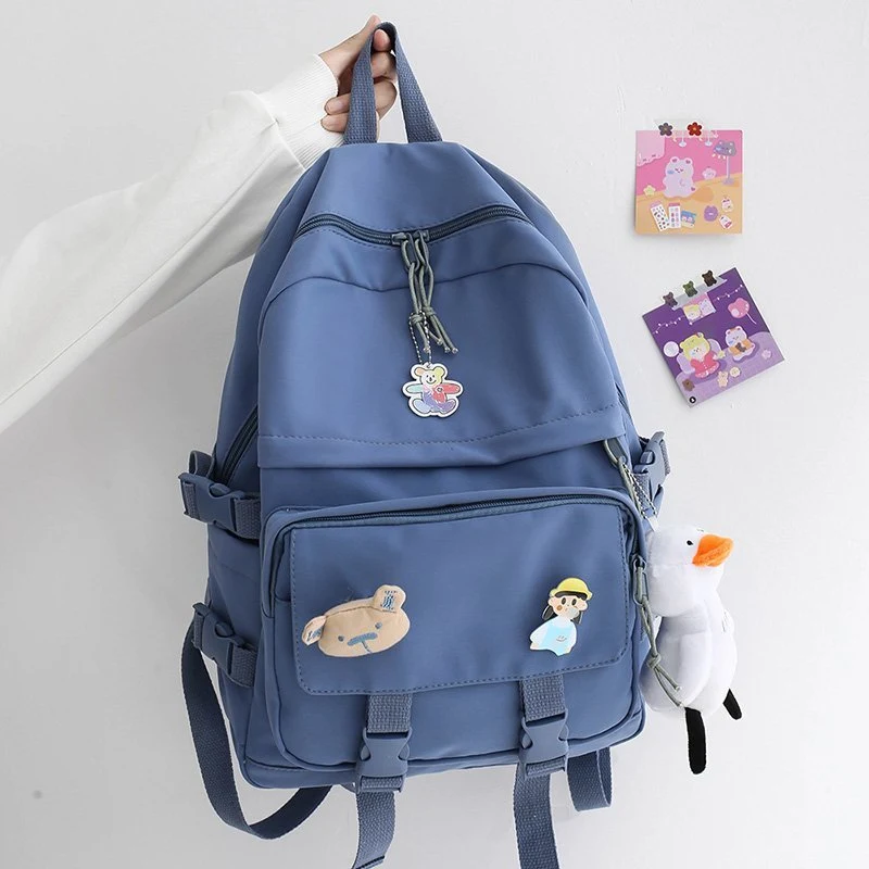 Harajuku Ulzzang rugzak voor middelbare scholieren grote capaciteit casual college stijl trendy dames