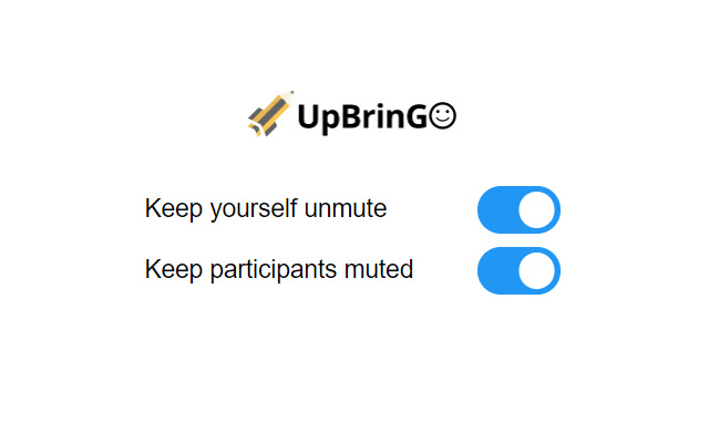 Upbringo - Meet chrome extension