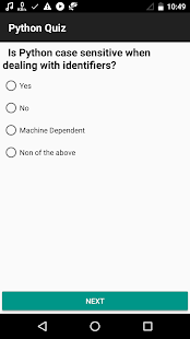 Python Quiz - náhled