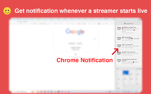 Twitch Notification(Now Streaming Notifier)