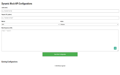 Mock API Responses