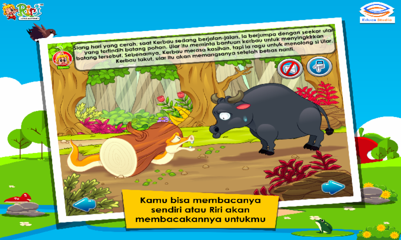 Cerita Anak: Kancil, Kerbau dan Ular - Android Apps on 