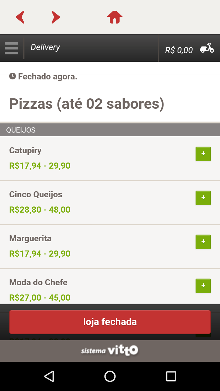 Patriarca Pizzaria Screen 3