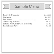 The Cake Story menu 1