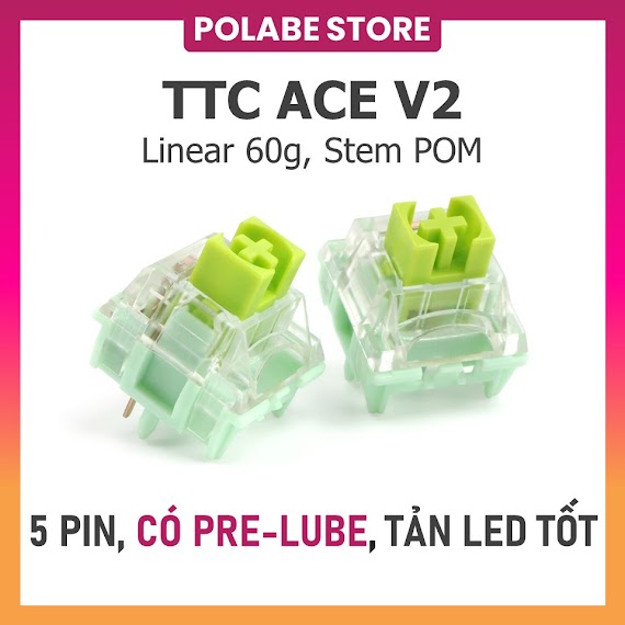 Ttc Ace Linear Switch Công Tắc Bàn Phím Cơ Ttc Switch - Polabe Store