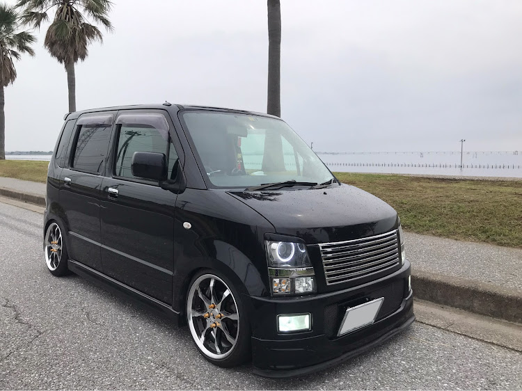 ワゴンRのエムズガレージ・千葉フォルニア・撮影・車高調整に関するカスタム事例の投稿画像4枚目