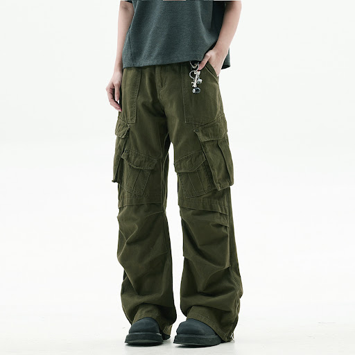 Title 19, Multi-pocket cargo pants for men and women. Dur...