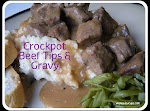 Crockpot Beef Tips & Gravy was pinched from <a href="http://whoneedsacape.com/2013/01/crockpot-beef-tips-gravy/" target="_blank">whoneedsacape.com.</a>