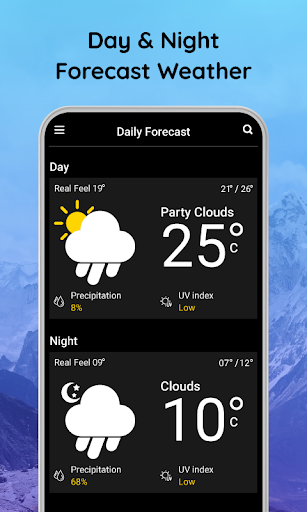 Screenshot Local Weather Forecast: Weathe