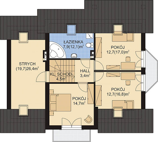 APS 193 new - Rzut poddasza