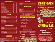 Chawla Di Hutti menu 2