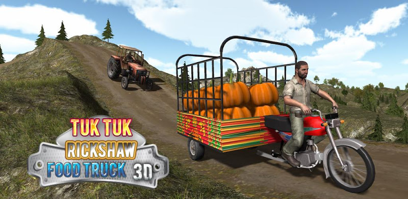 Tuk Tuk Rikscha Food Truck 3D