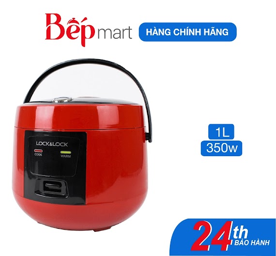 Nồi Cơm Điện Lock&Lock Ejr431 Dung Tích 1L - Lòng Nồi Chống Dính - Bepmart - Hàng Chính Hãng Lock&Lock