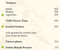 Scruples Bar menu 4