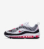 womens air max 98 white solar red reflect silver