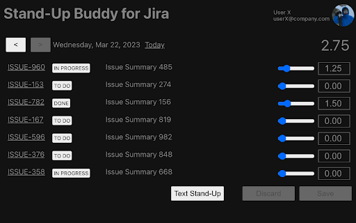 Stand-Up Buddy for Jira