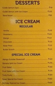 Sagar Ratna menu 6