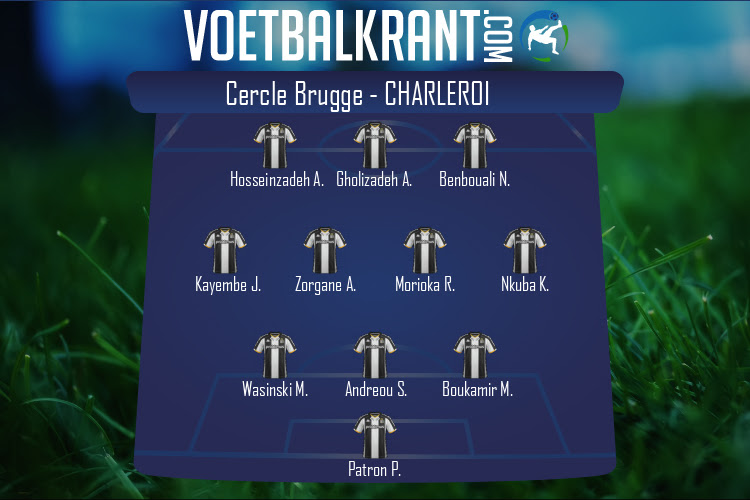 Opstelling Charleroi | Cercle Brugge - Charleroi (21/10/2022)