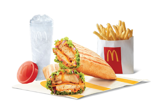 Big Spicy Chicken Wrap + Sprite + Fries (R)