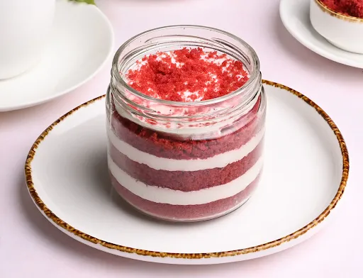 Red Velvet Jar Cake