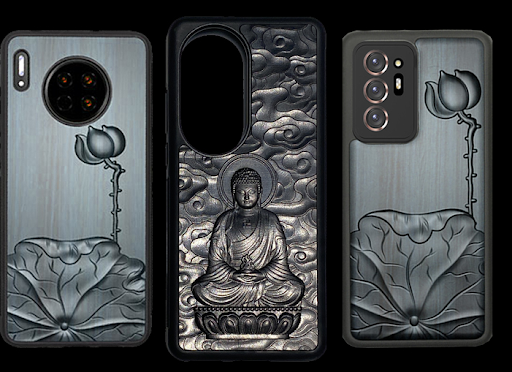 Title 2, Creative Protection Set Of Carved Ebony To Attr...