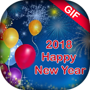 Happy New Year GIF 2018 - HNY GIF 2018 3.0 Icon