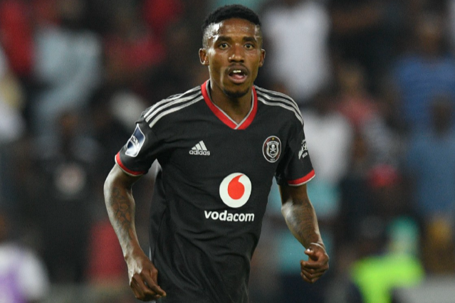 Orlando Pirates' in-form Monnapule Saleng.