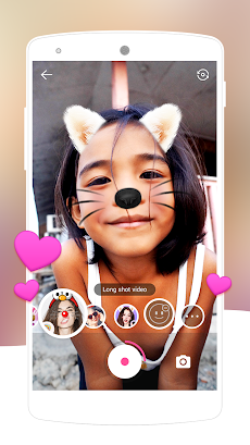 Face Swap Camera-lovely&makeup cute motion stickerのおすすめ画像5