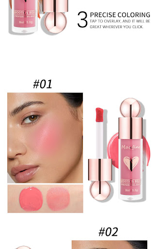 Title 8, Liquid blush and natural highlighter for a radi...