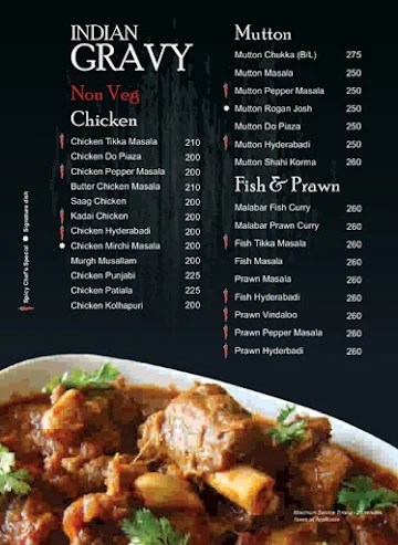 Al Eid menu 