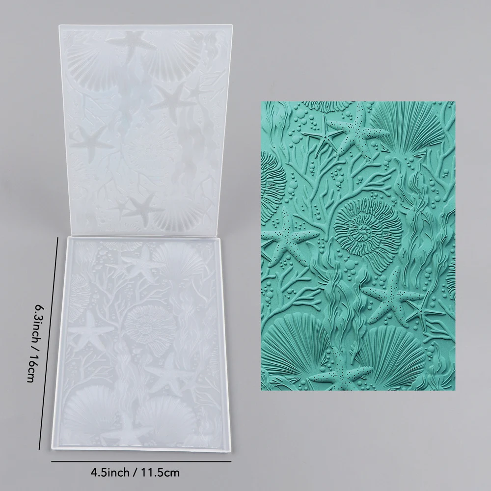 Title 1, Plastic concave-convex embossing template for c...