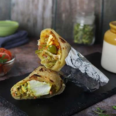 Achari Paneer Tikka Kathi Roll