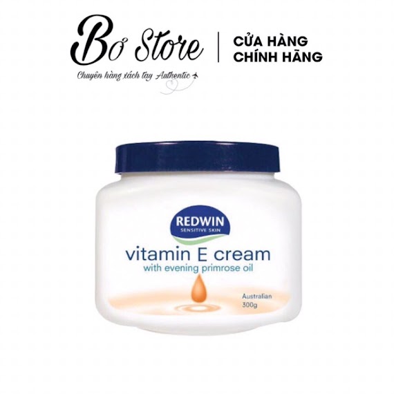 [Nội Địa Úc] Kem Redwin Vitamin E Cream Giúp Dưỡng Ẩm, Làm Trắng Da Mặt Và Body, 300Ml