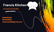 Francis Kitchen menu 2