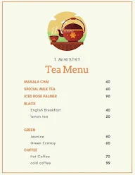 T Ministry menu 1